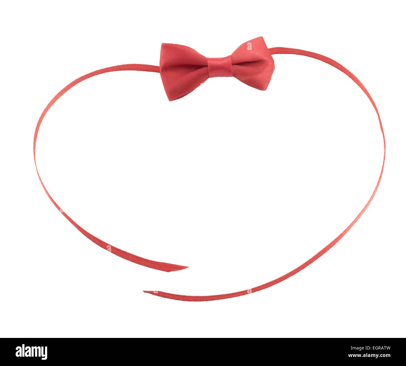 bow ribbon isolated on white background Stock Photo - Alamy
