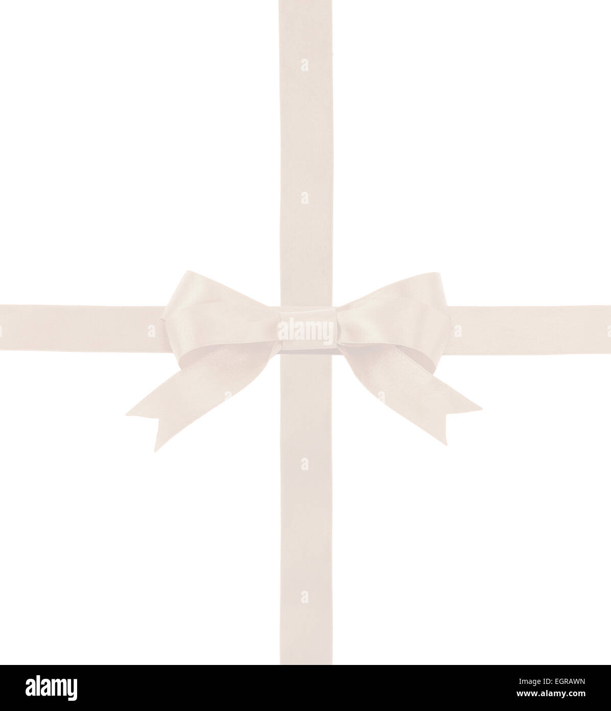 satin ribbon with a bow isolated on white background Stock Photo - Alamy