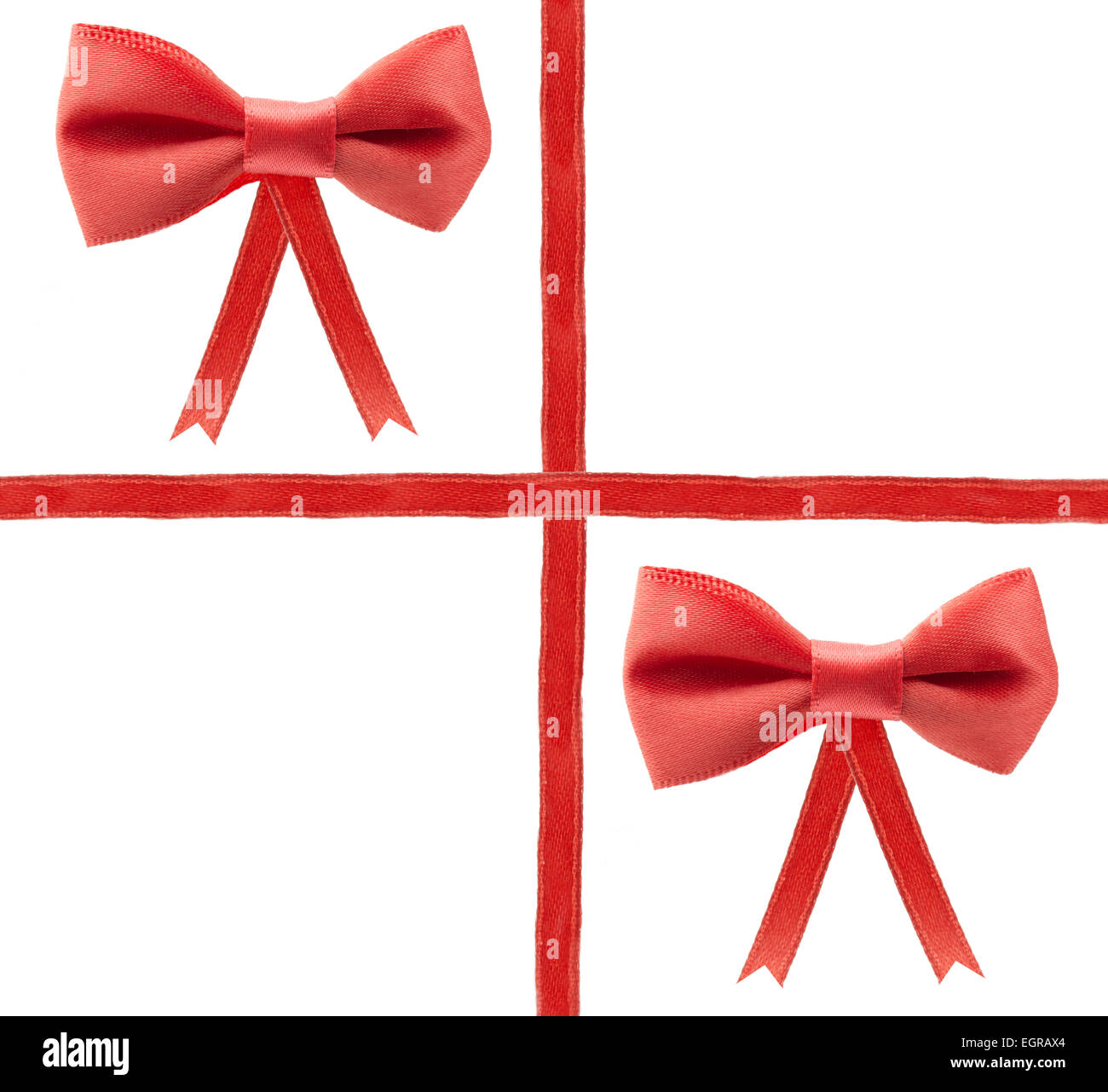 bow ribbon isolated on white background Stock Photo - Alamy