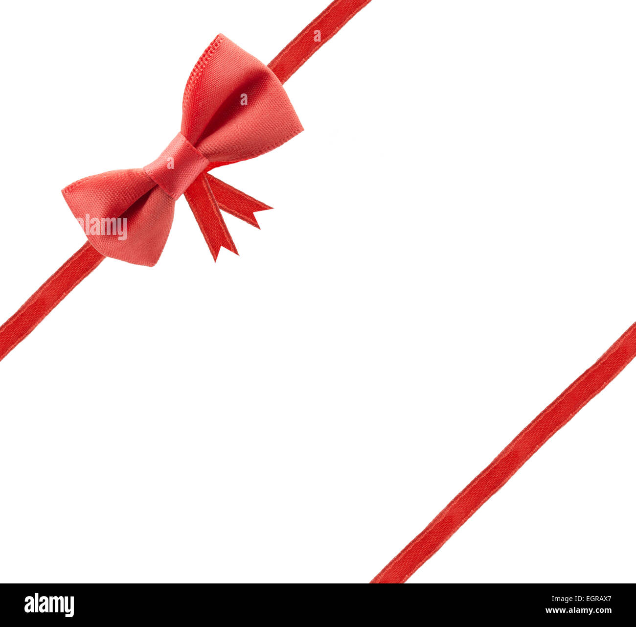 bow ribbon isolated on white background Stock Photo - Alamy