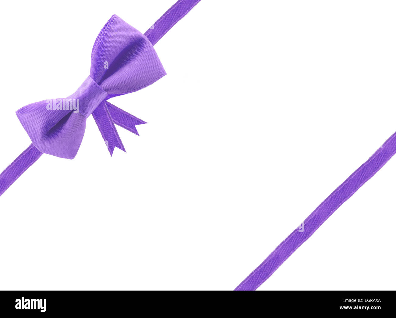 bow ribbon isolated on white background Stock Photo - Alamy