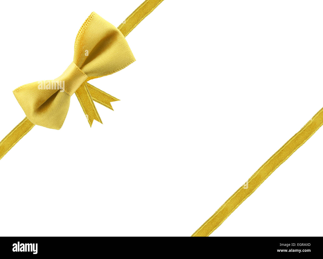 bow ribbon isolated on white background Stock Photo - Alamy