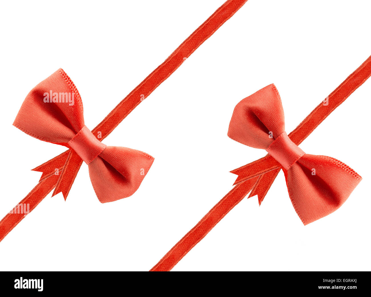 bow ribbon isolated on white background Stock Photo - Alamy