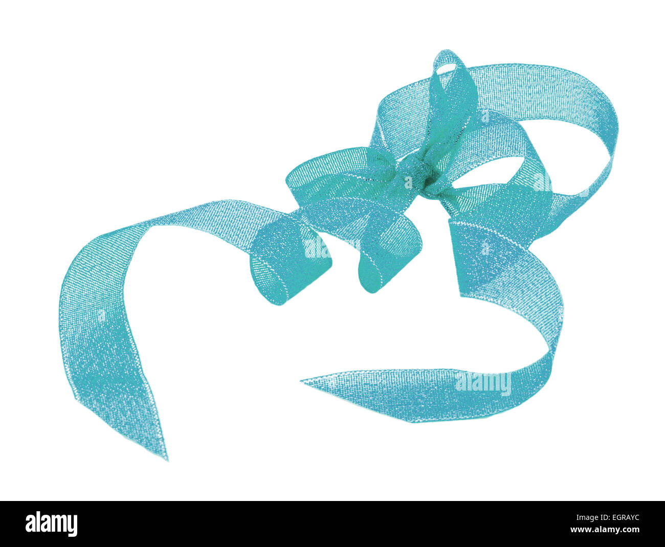 satin ribbon with a bow isolated on white background Stock Photo - Alamy