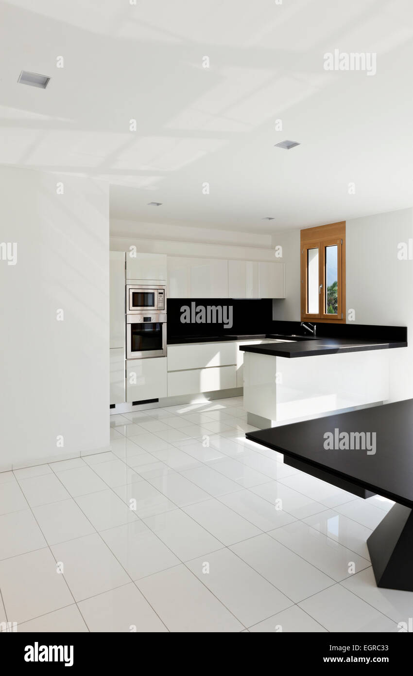 interior home, new kitchen, open space Stock Photo - Alamy