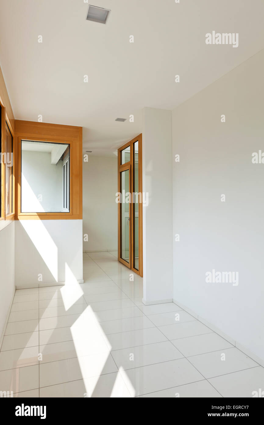 interior of a modern home, corridor Stock Photo