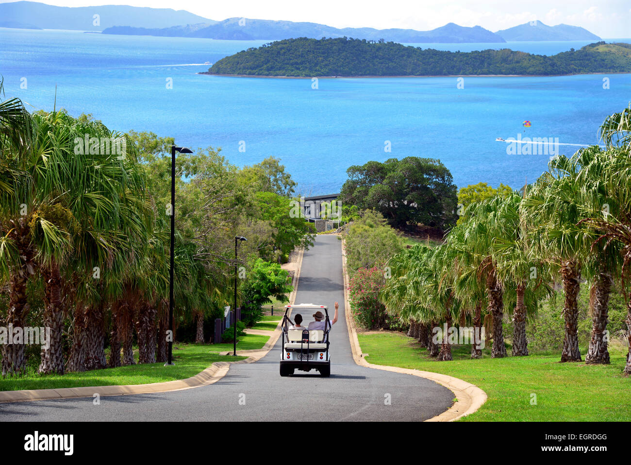 View of Hamilton Island which is part of The Whitsunday's group of