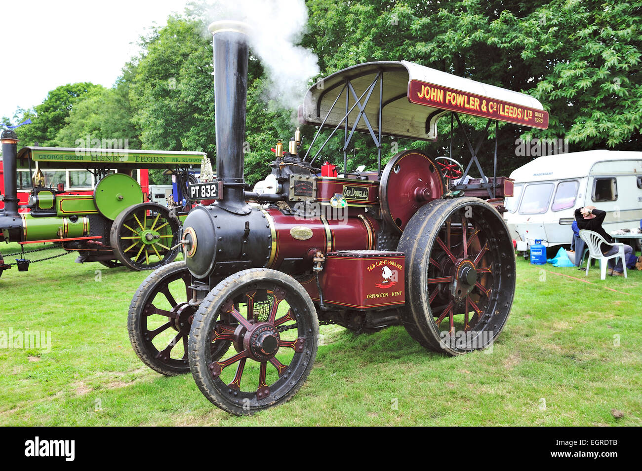 restored steam traction engine Stock Photo Alamy