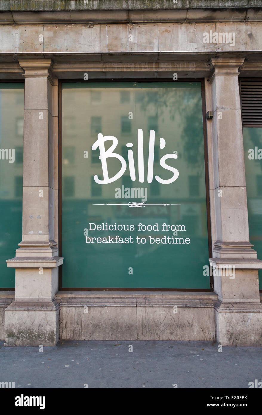 London, England, UK 1st March 2015. Bill's new restaurant, opening soon in Baker Street. Credit:  Keith Erskine/Alamy Live News Stock Photo