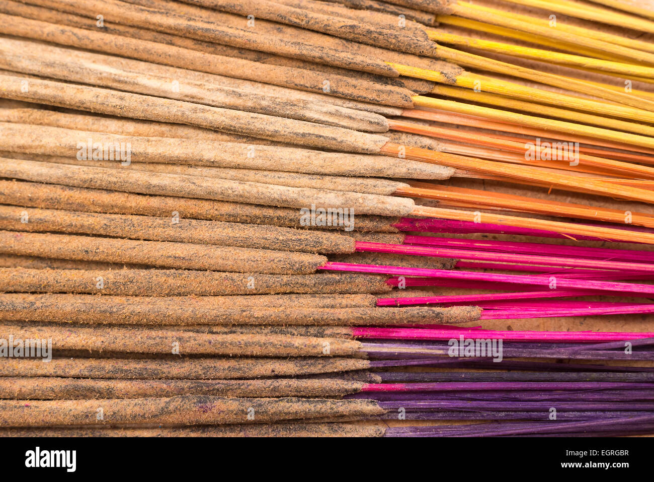 Colorful incense stick Stock Photo Alamy