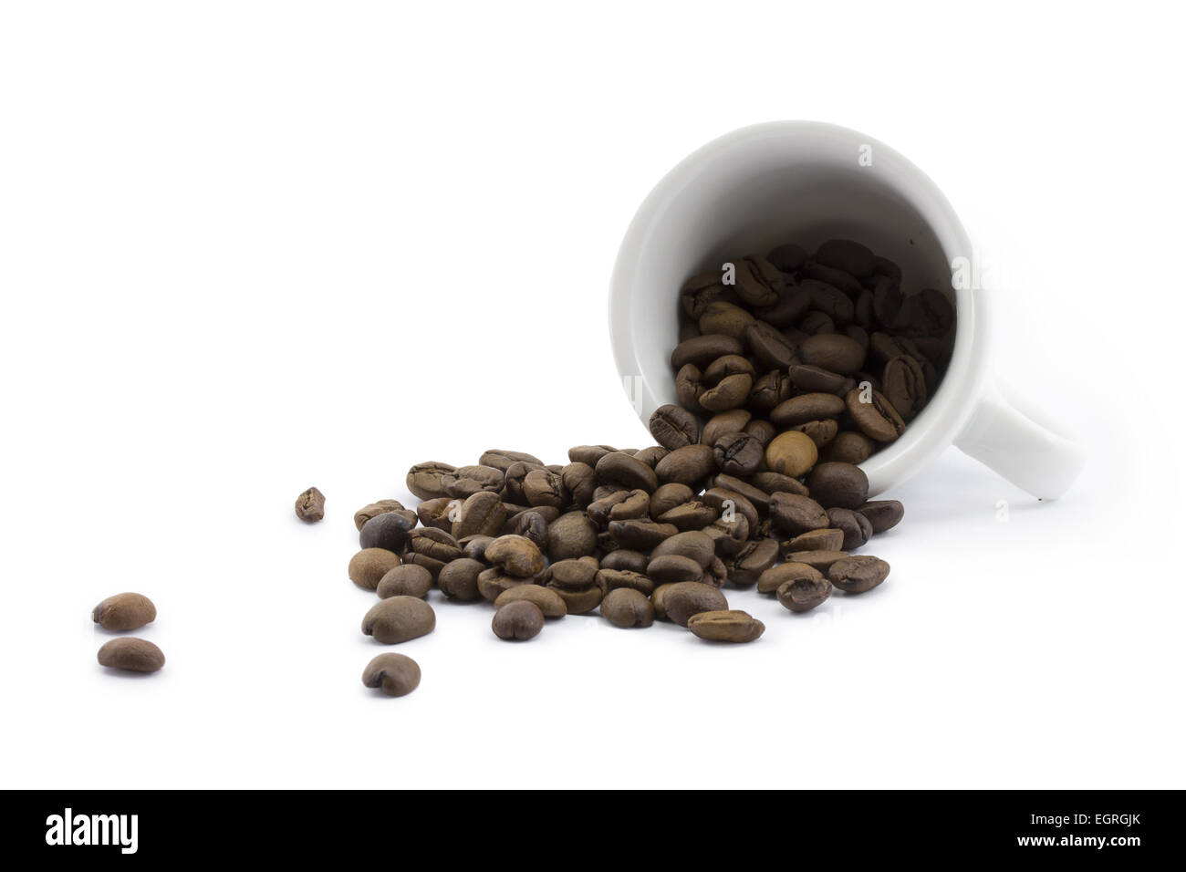 cup of coffee isolated on white background Stock Photo - Alamy