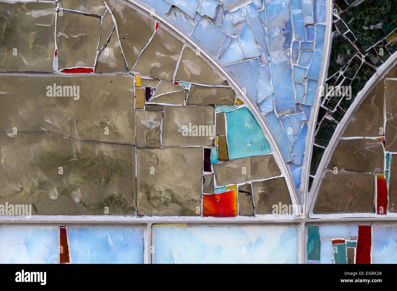 Detail of a colorful window. Good image to be used as background Stock ...