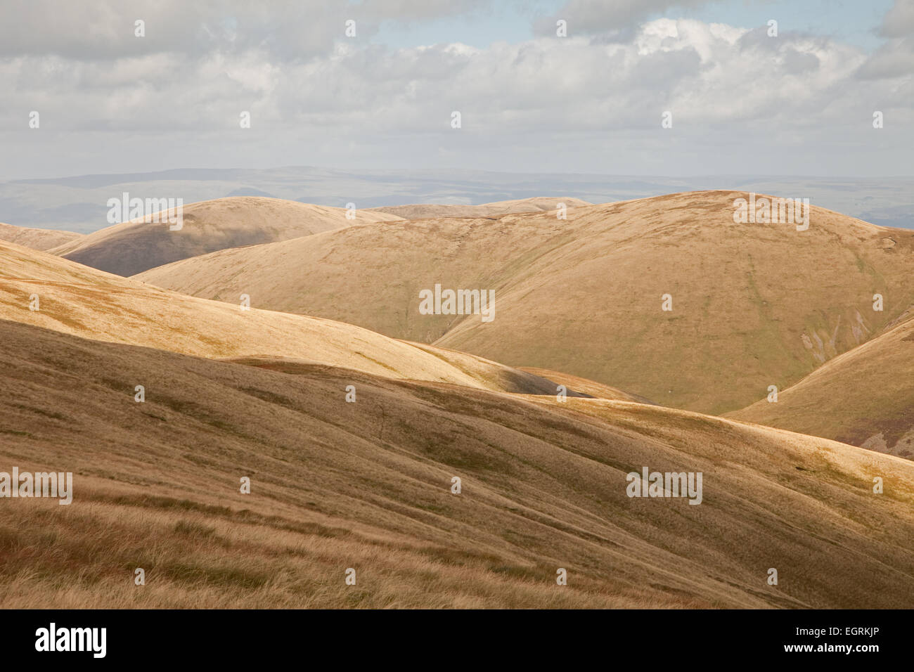 The Howgill Fells in the Yorkshire Dales Stock Photo