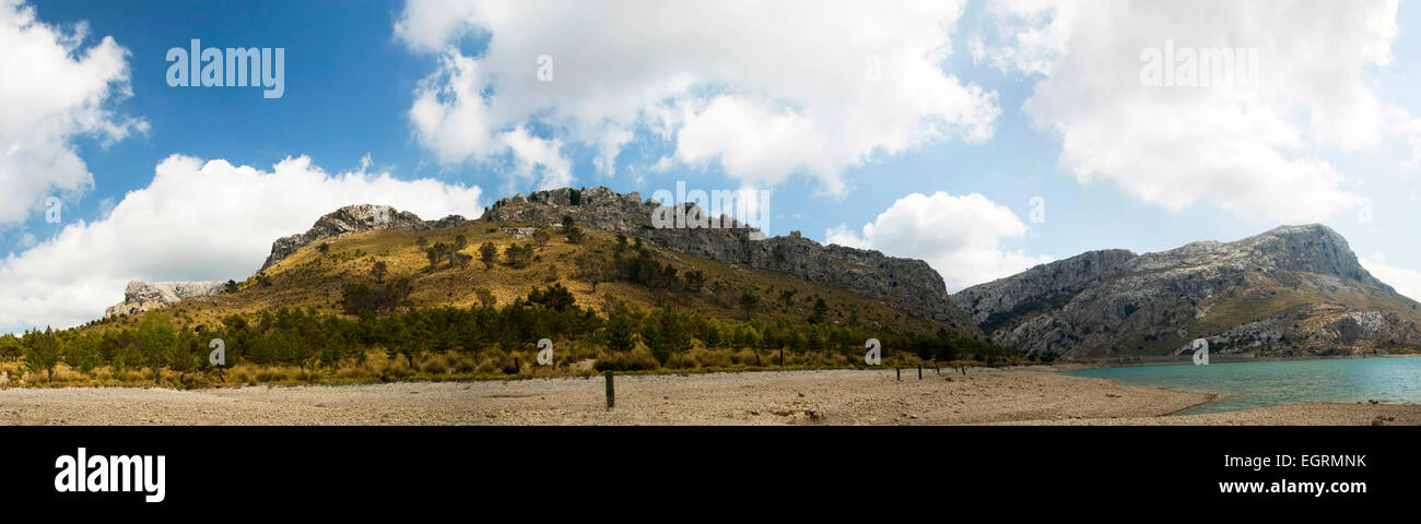 Summer landscape panorama with mountains and clouds Stock Photo - Alamy