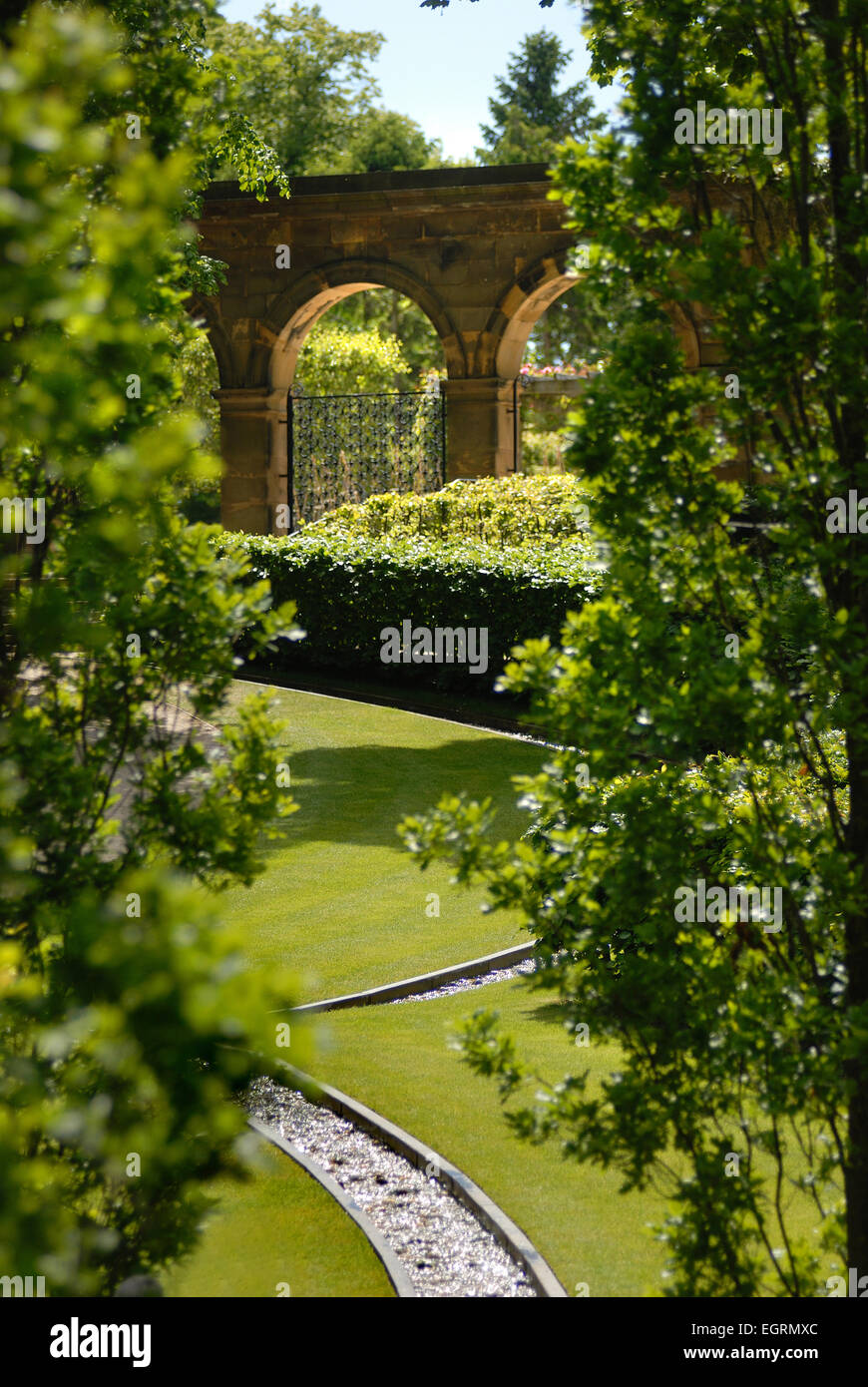 The Alnwick Garden Stock Photo Alamy