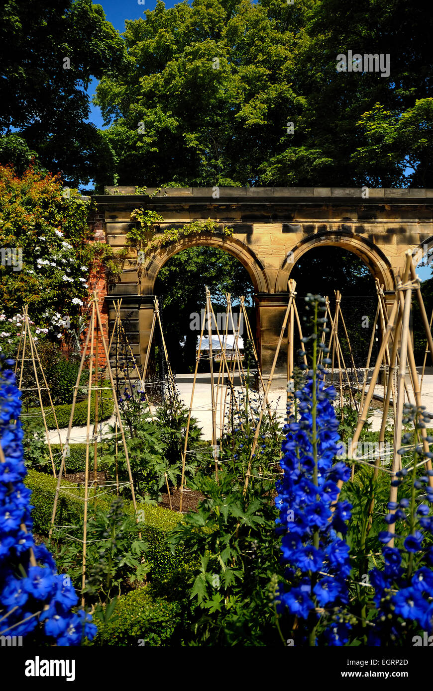 The Alnwick Garden Stock Photo Alamy