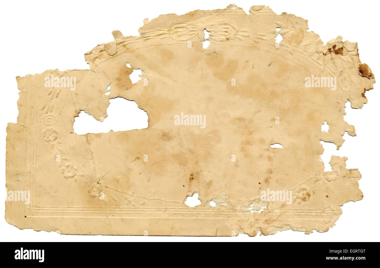 object, background: An old paper Stock Vector Image & Art - Alamy