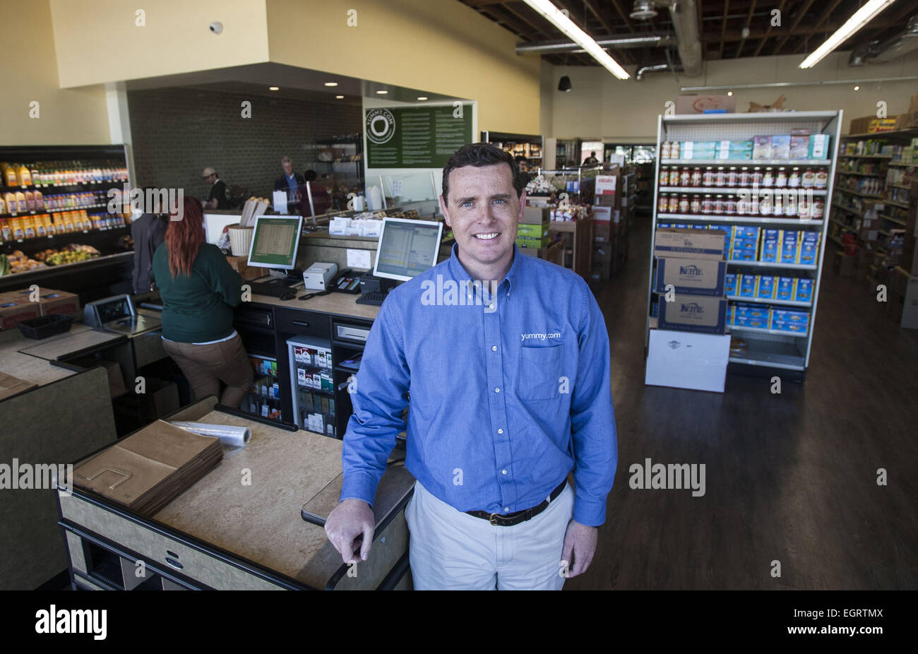 Los Angeles, California, USA. 10th Feb, 2015. Barnaby Montgomery CEO of