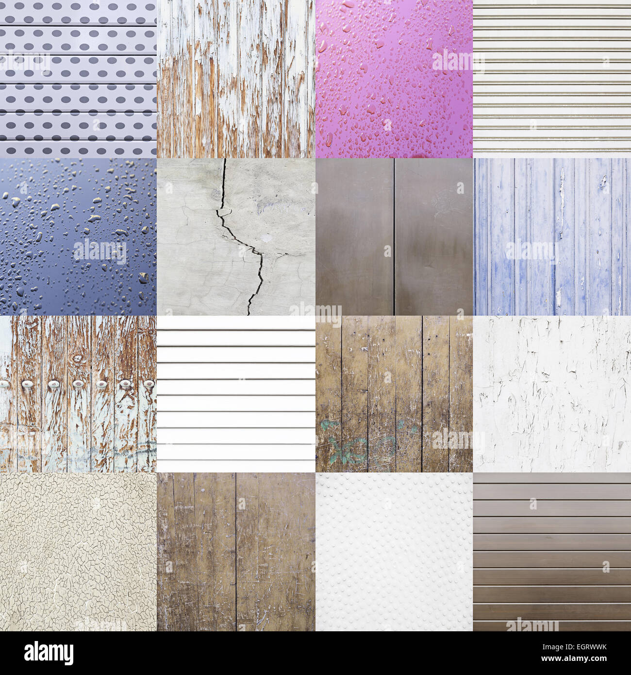 Collage of backgrounds with textures, detail of different backgrounds ...