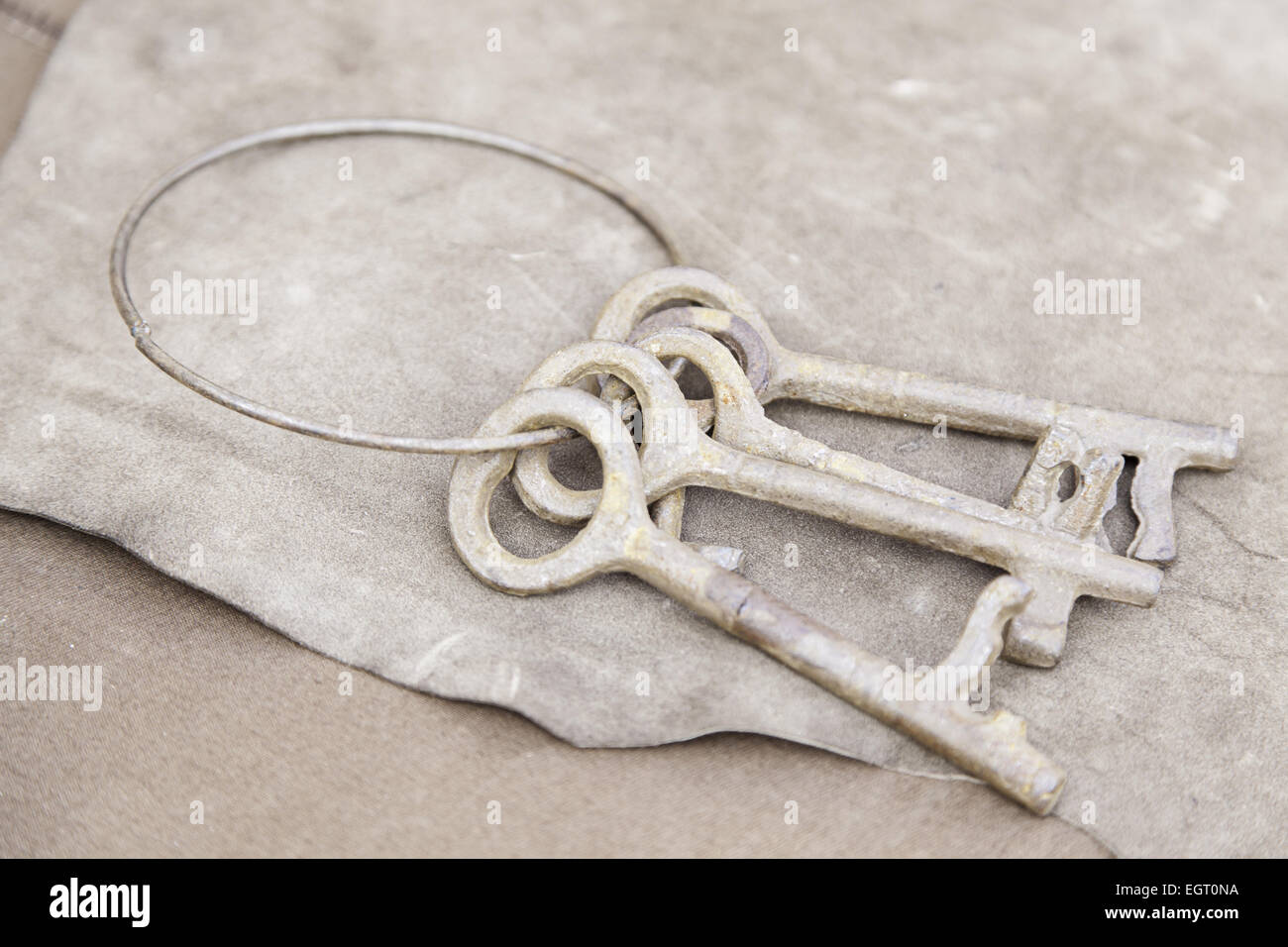 Old metal keys, a detail of security tools, antiquity Stock Photo - Alamy
