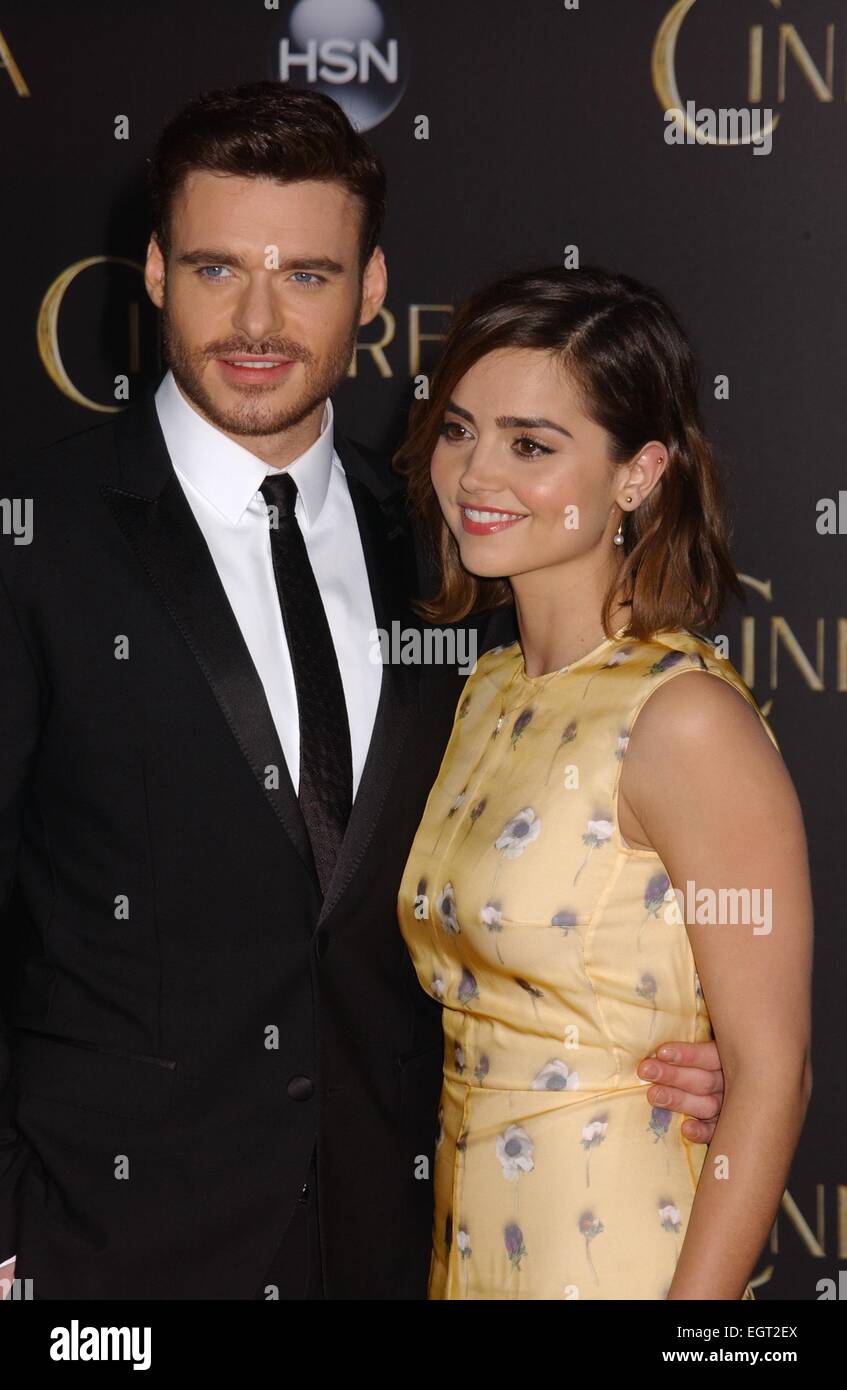 Los Angeles, California, USA. 1st March, 2015. Richard Madden & Wife