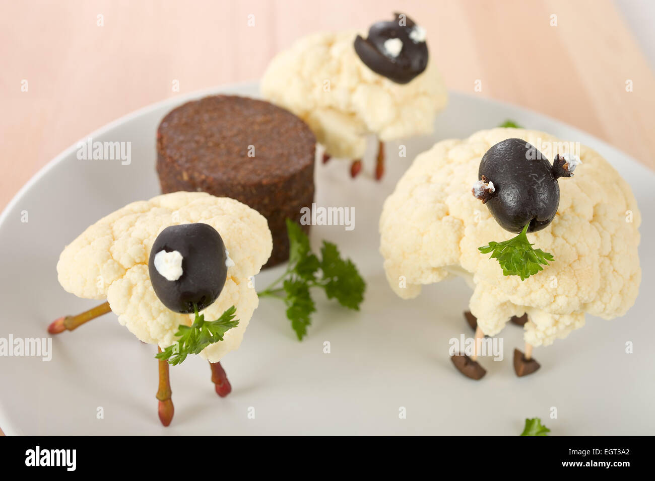 Cauliflower lamb Stock Photo