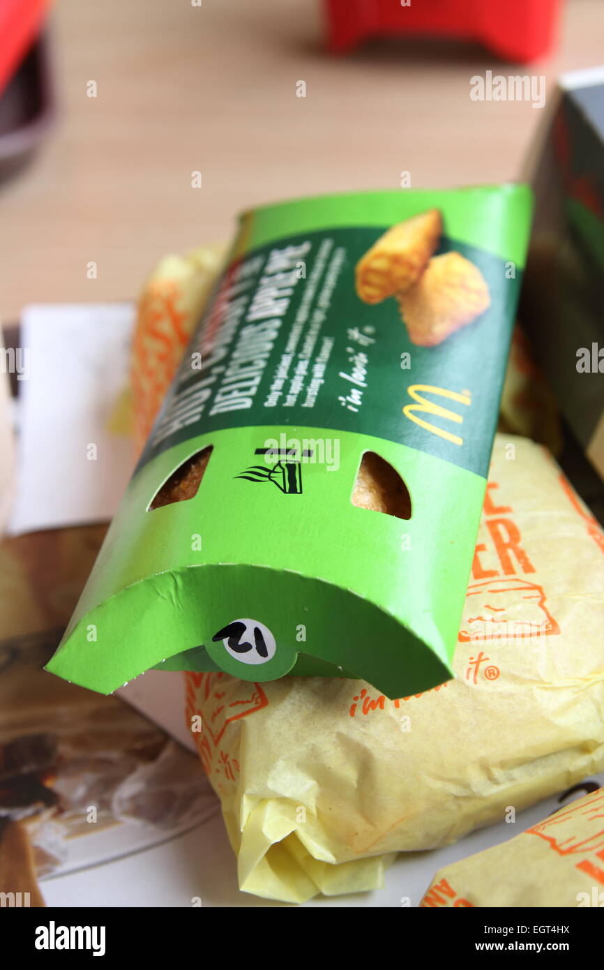 McDonald's Apple Pie Stock Photo Alamy