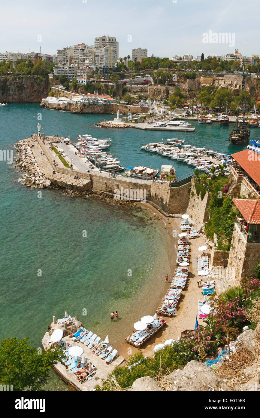 Beach Cove In The Historic Centre Kaleici Antalya Turkish Riviera beach-cove-in-the-historic-centre-kaleici-antalya-turkish-riviera