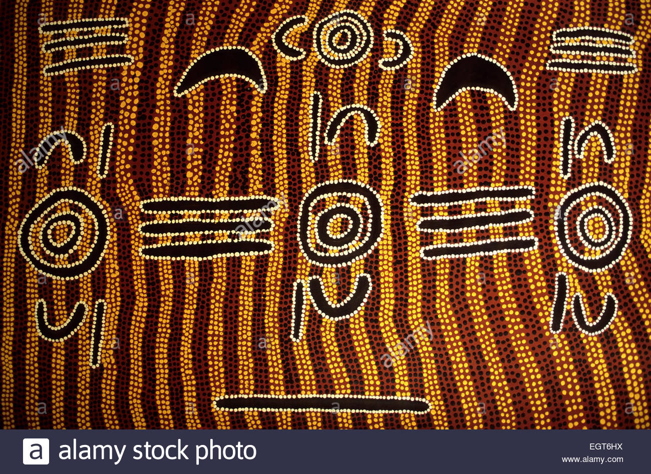 Traditional Aboriginal Painting Stock Photos & Traditional Aboriginal