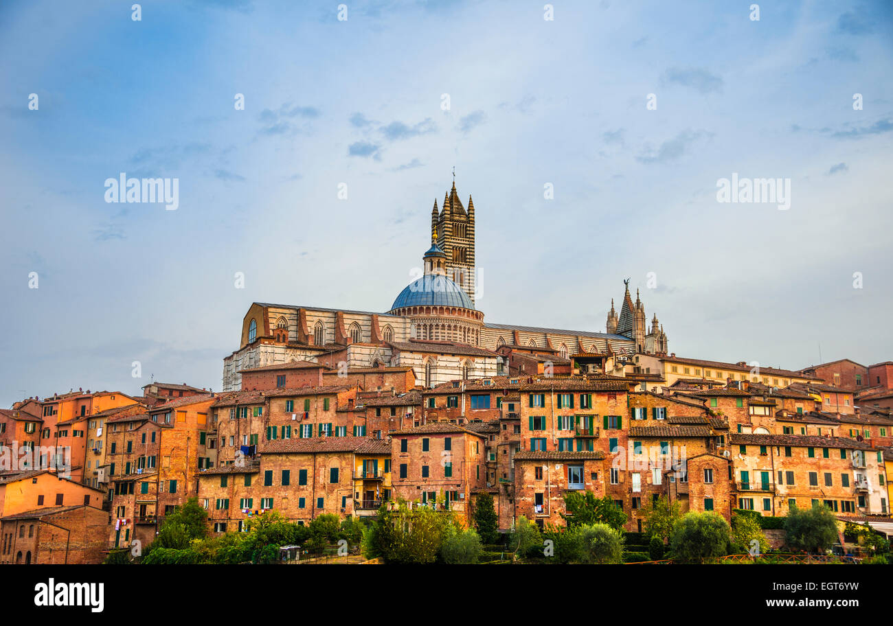Cathedral Cattedrale di Santa Maria Assunta, historic centre, Siena, Tuscany, Italy Stock Photo