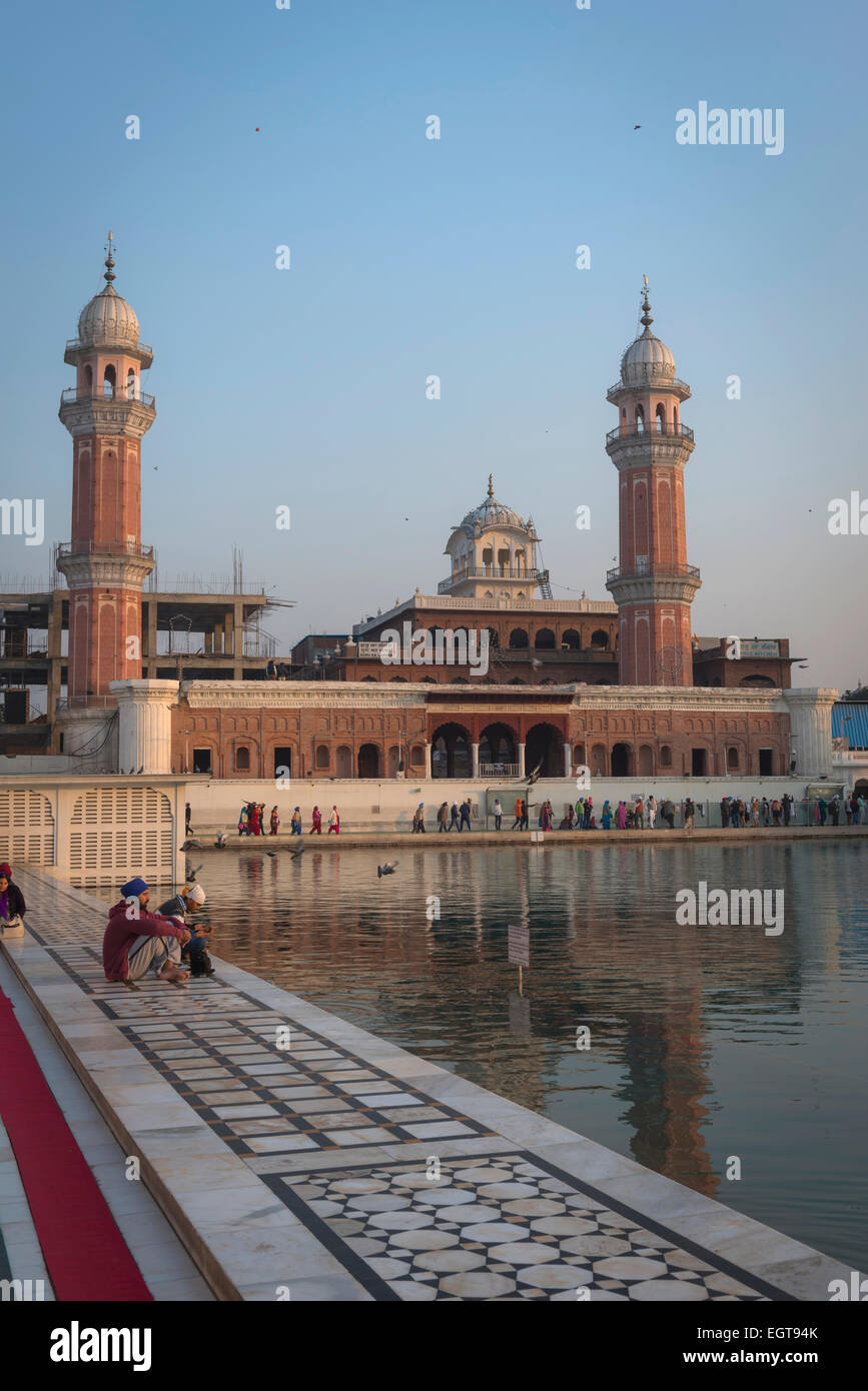 Minarets of The Golden Temple in Amritsar, India Stock Photo