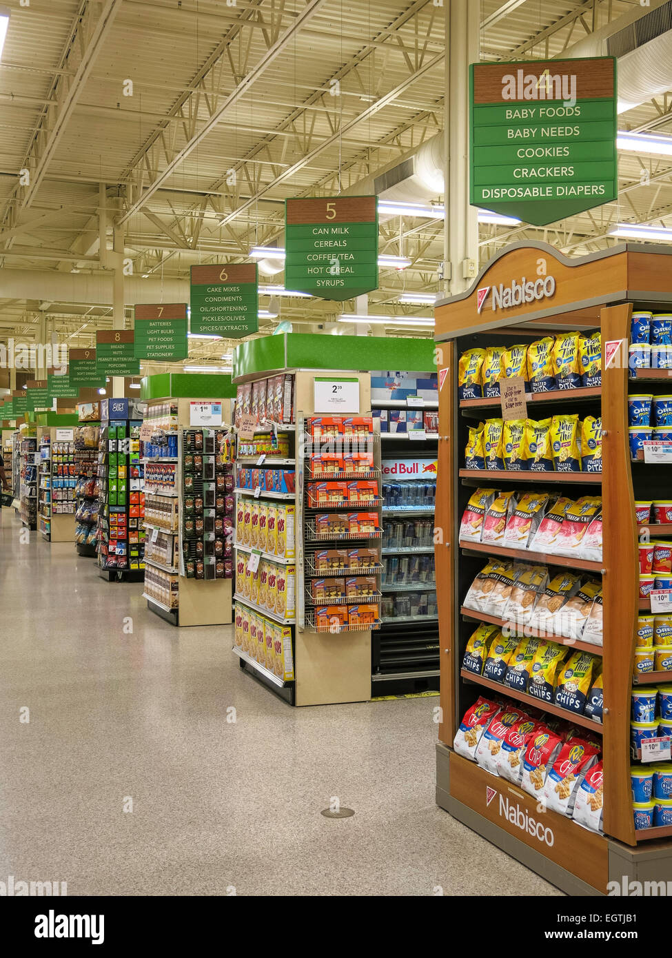 Publix Super Market in Florida Stock Photo