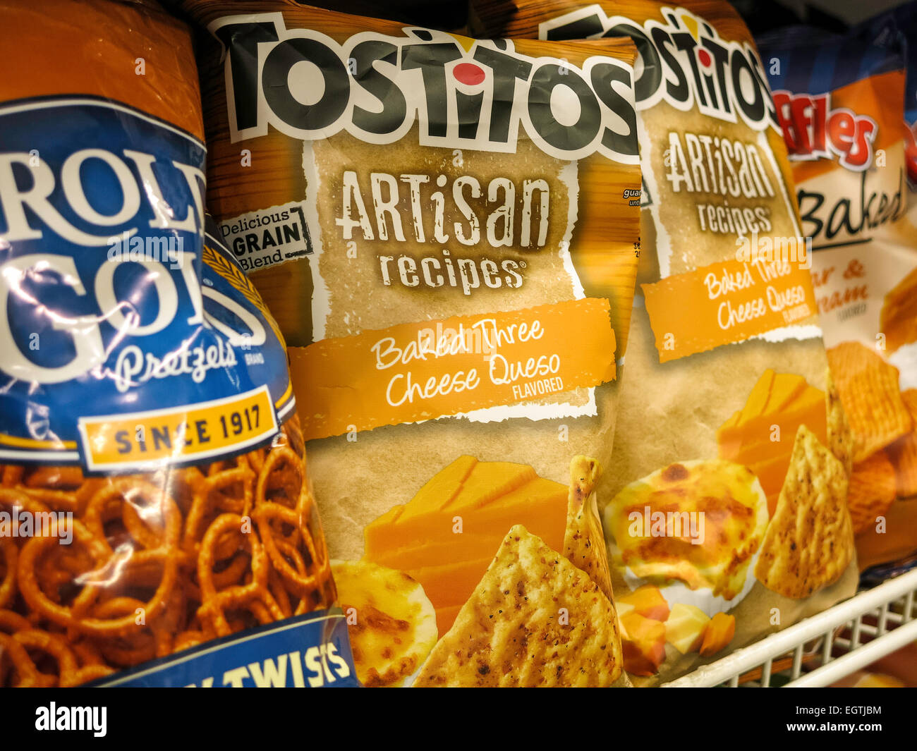 Snack Aisle, Publix Super Market in Florida Stock Photo Alamy