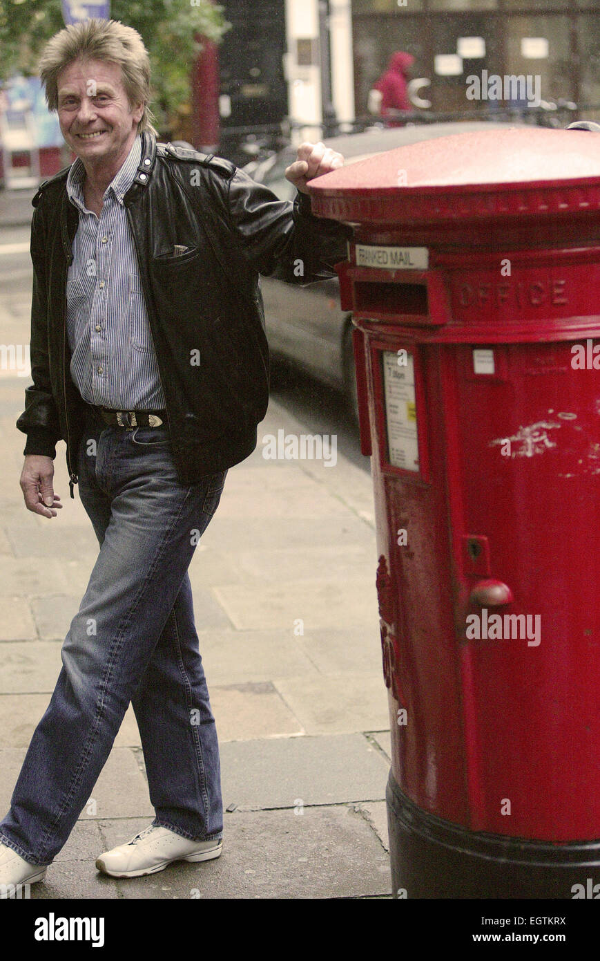 Joe Brown 2006, London post box (credit image©Jack Ludlam) Stock Photo
