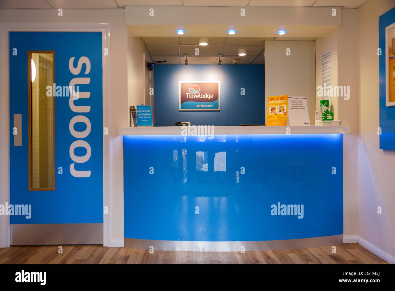 The Hotel Reception Of A Travelodge Travel Lodge Hotels