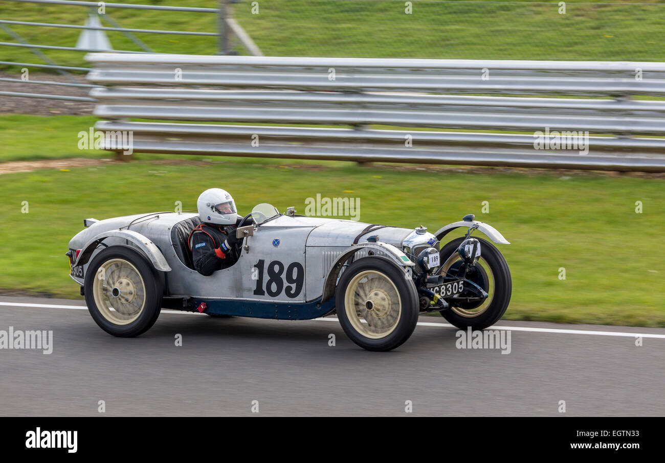 1930 Riley Brooklands with driver John Collins, 2014 Vintage Sports Car ...
