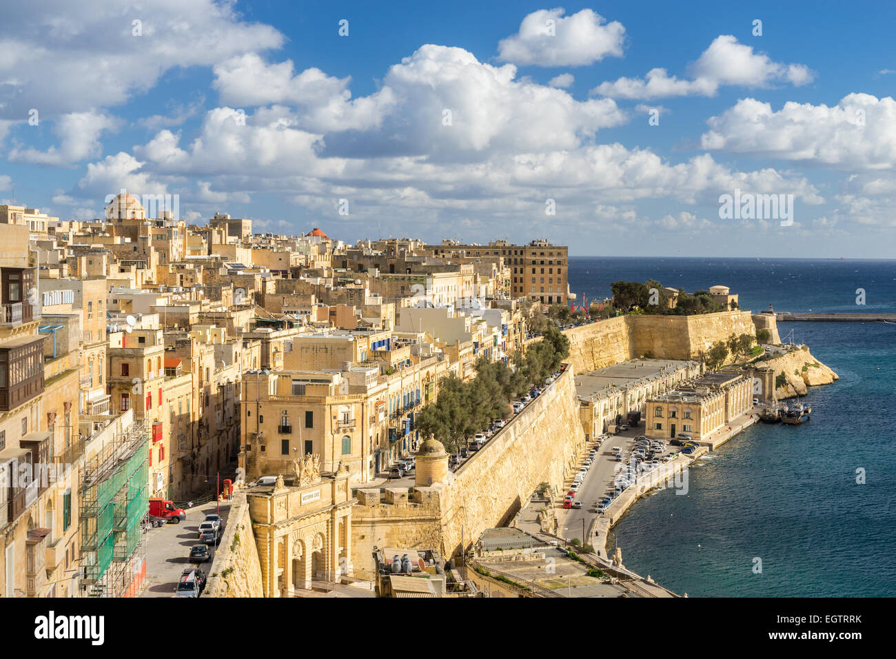 Looking across Valletta Stock Photo