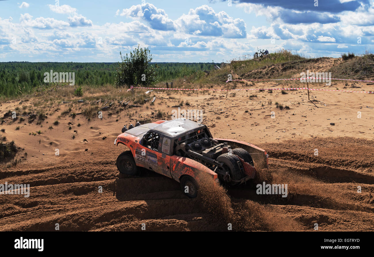 Baha Races Races on a rally-raid on sandy dunes. Rally-raid Baha