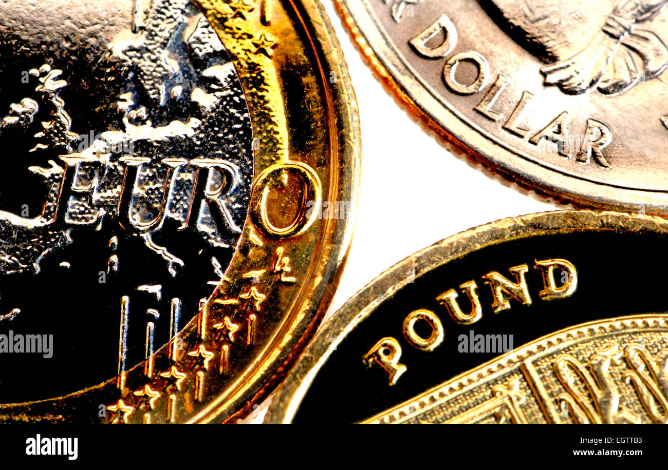 British pounds and euros exchange hires stock photography and images