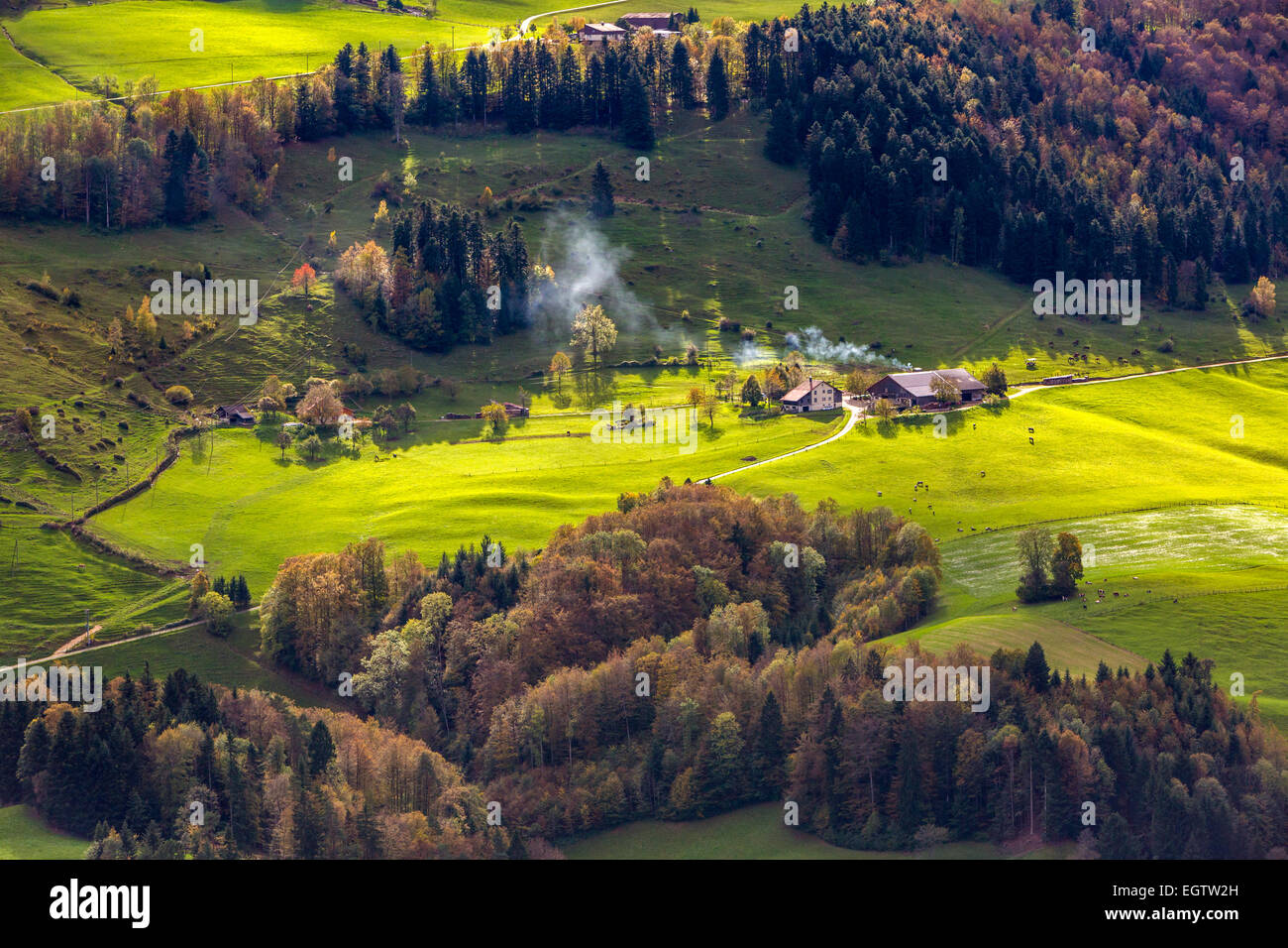 Naturpark Thal, Ramiswil, Solothurn canton, Switzerland. Stock Photo