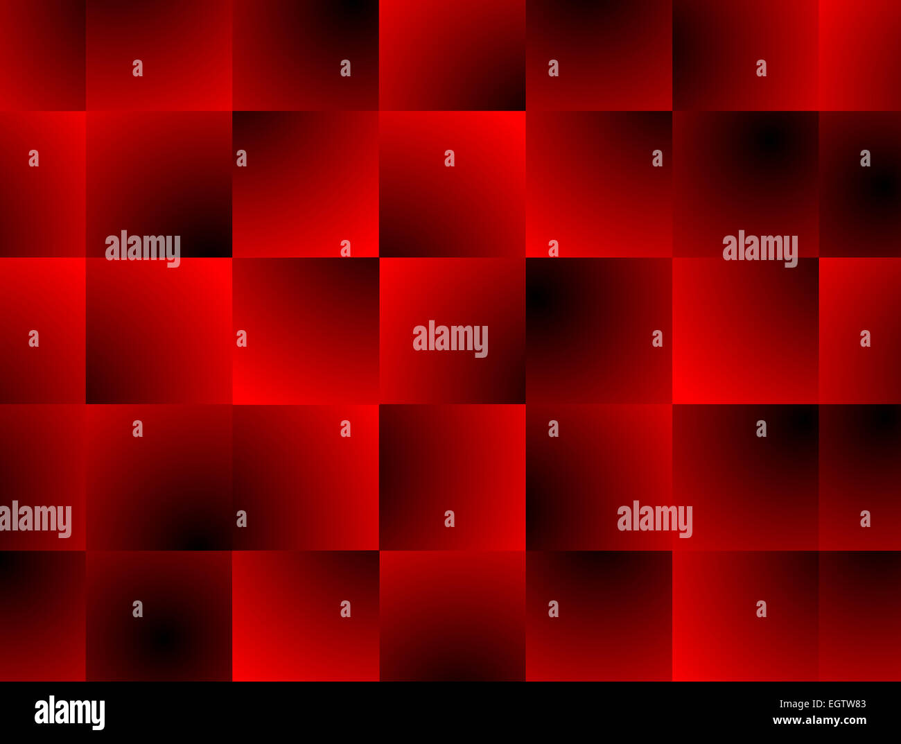 Abstract background red gradient geometric square block Stock Photo