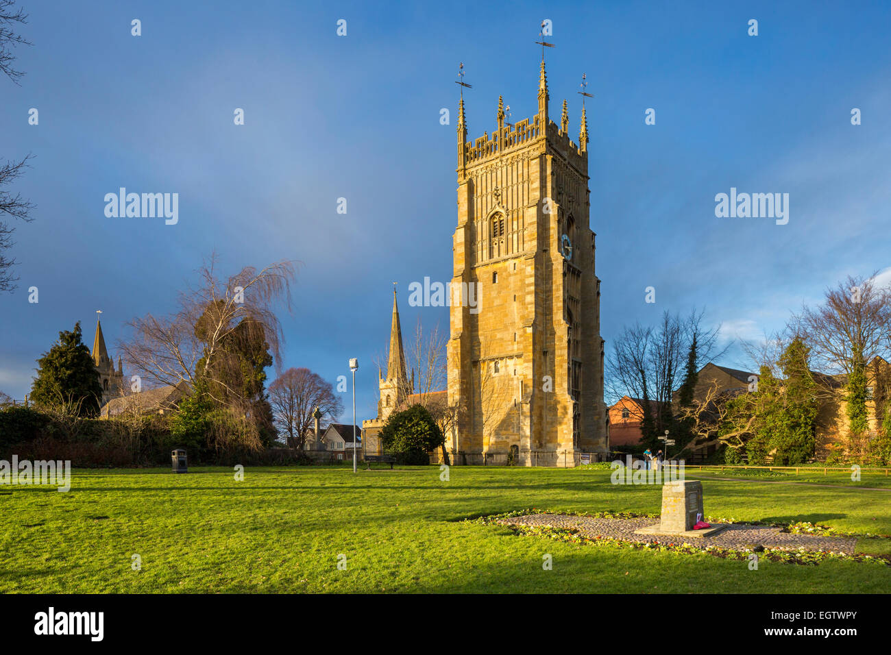 Evesham Abbey bell tower, District of Wychavon, Worcestershire, England