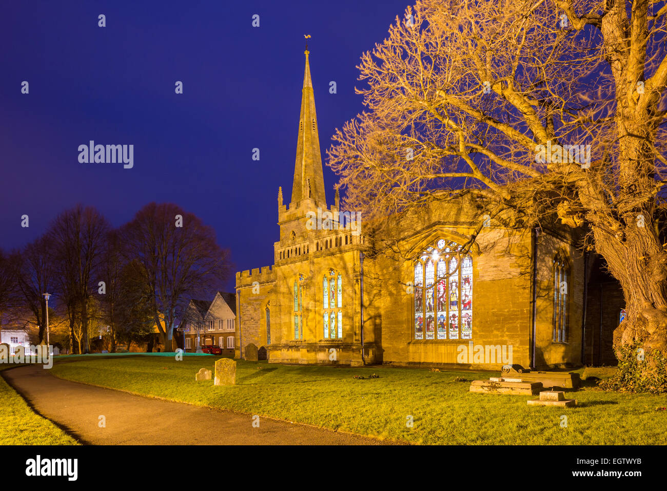 Old english church tower hi-res stock photography and images - Alamy