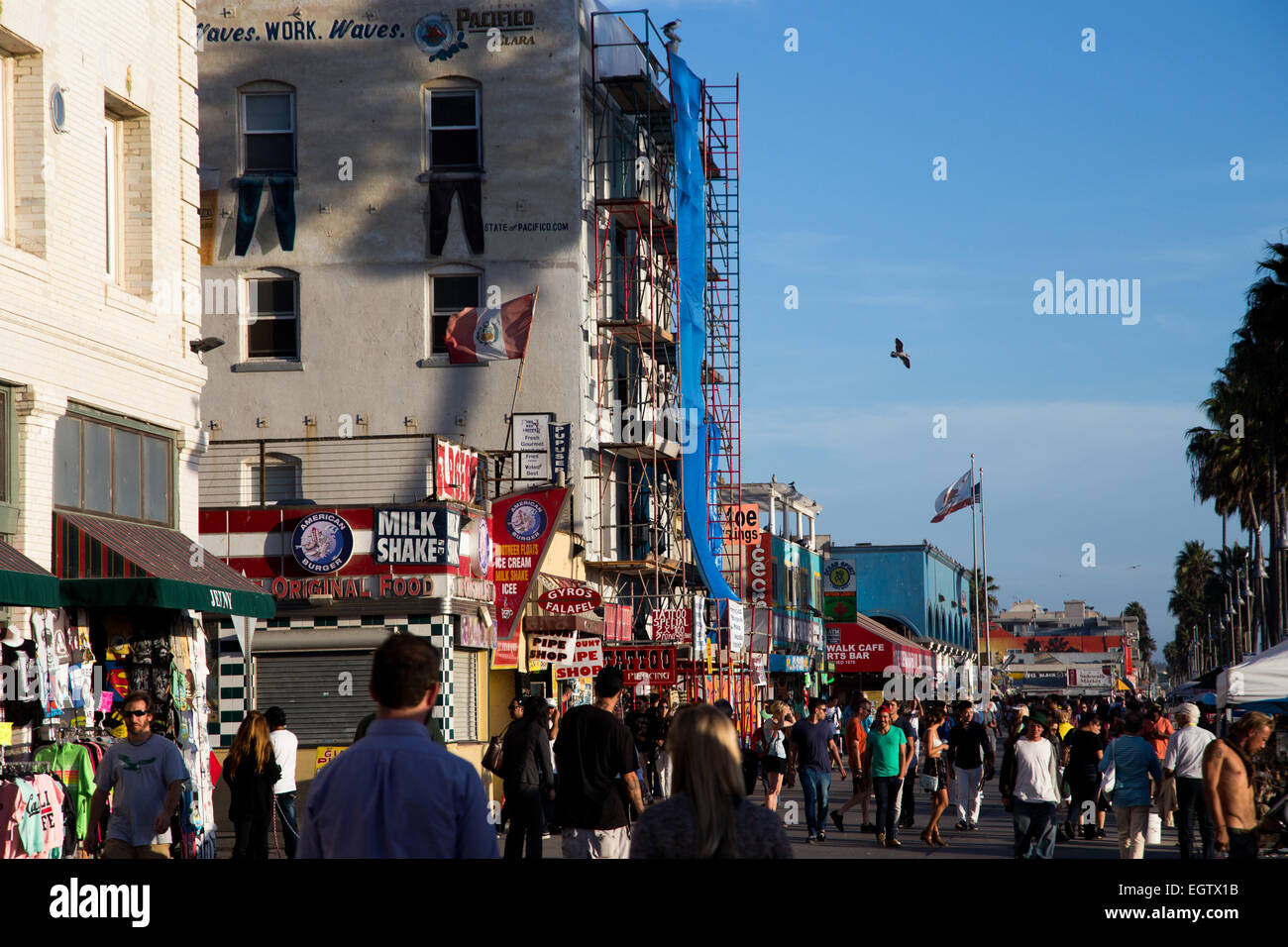 Venice Beach boardwalk Stock Photo Alamy
