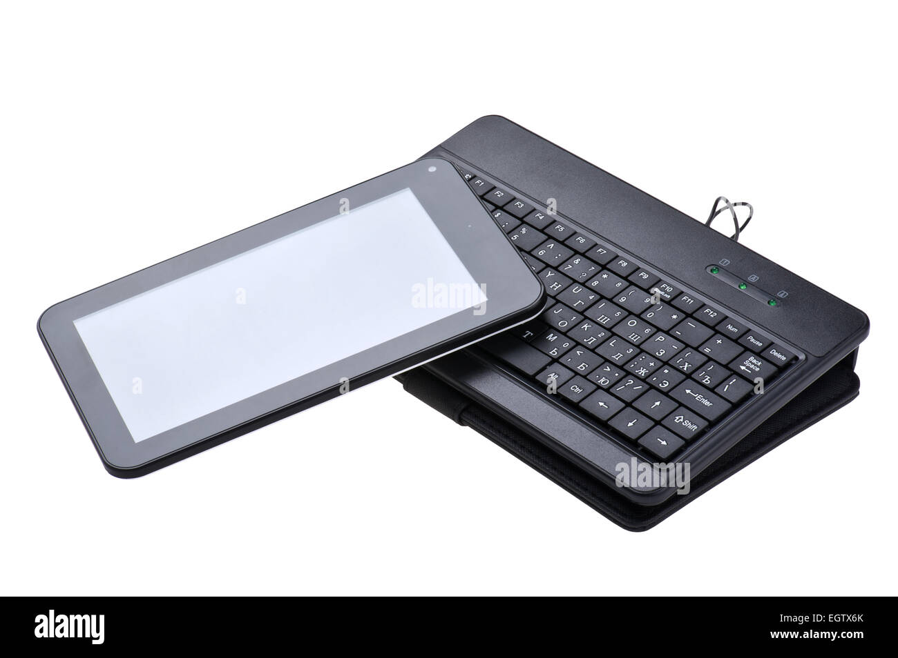 isolated object on white -  tablet computer Stock Photo