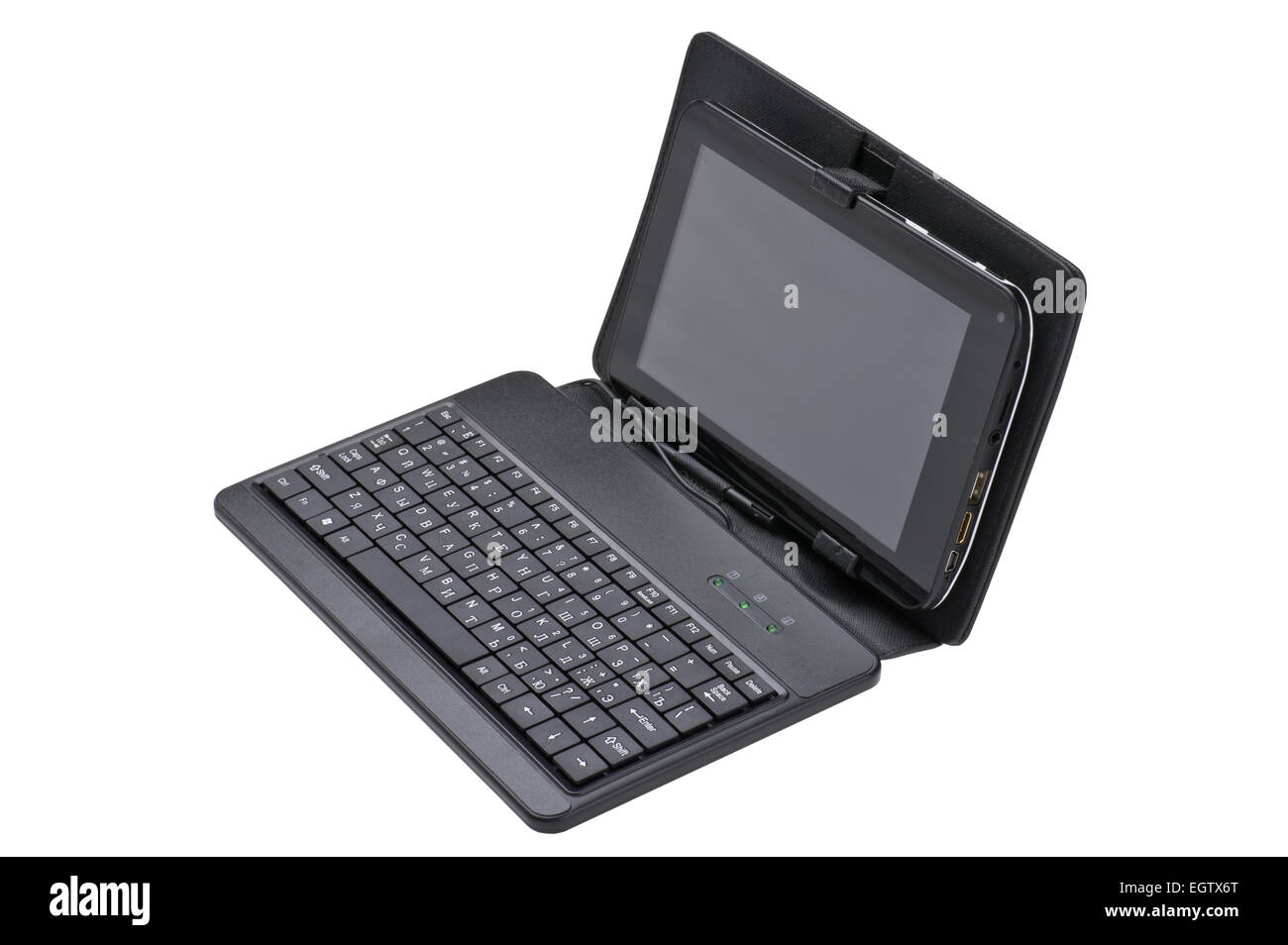 isolated object on white -  tablet computer Stock Photo