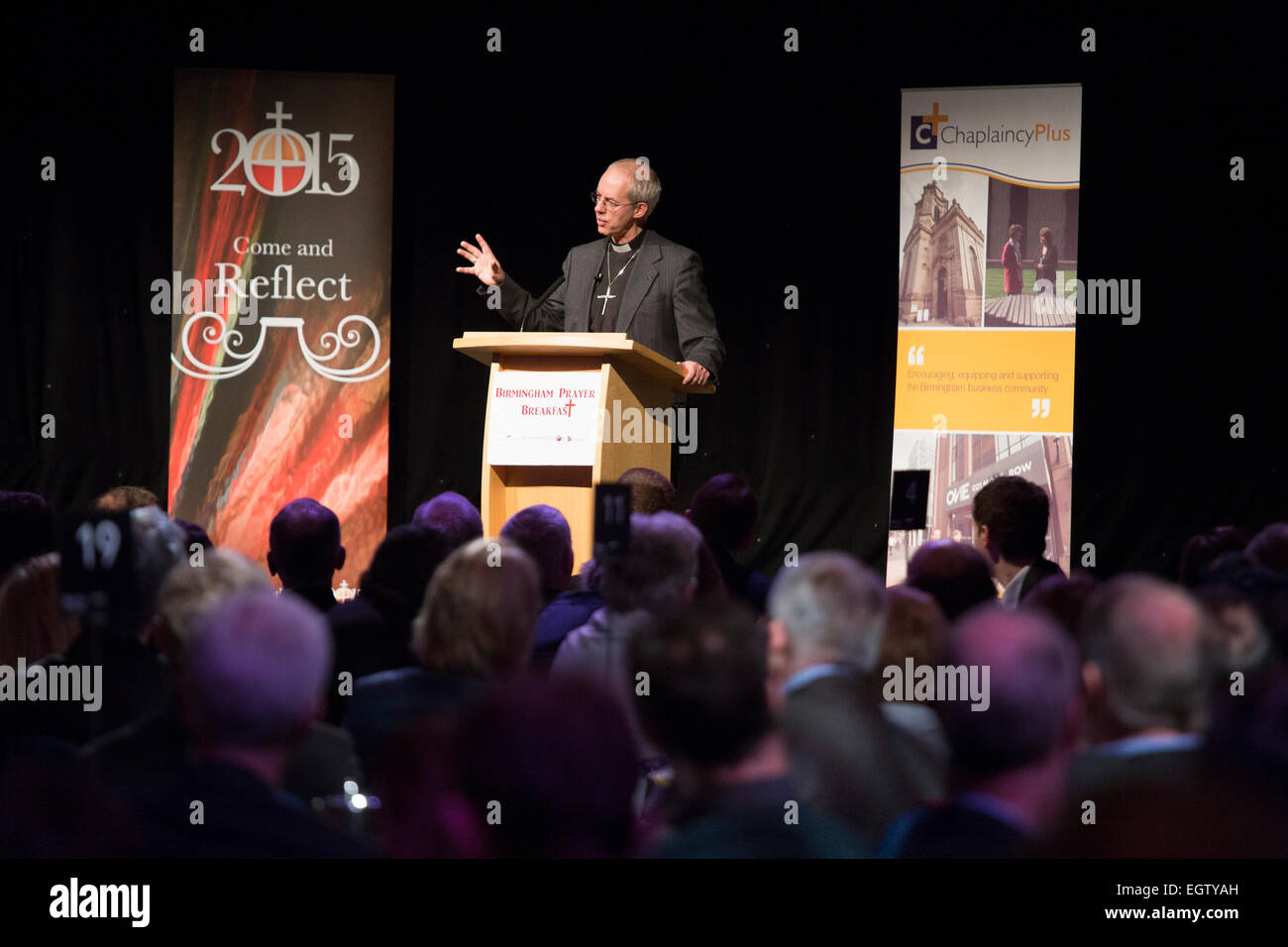canterbury justin welby prayer cross speaking dias hires stock photography and