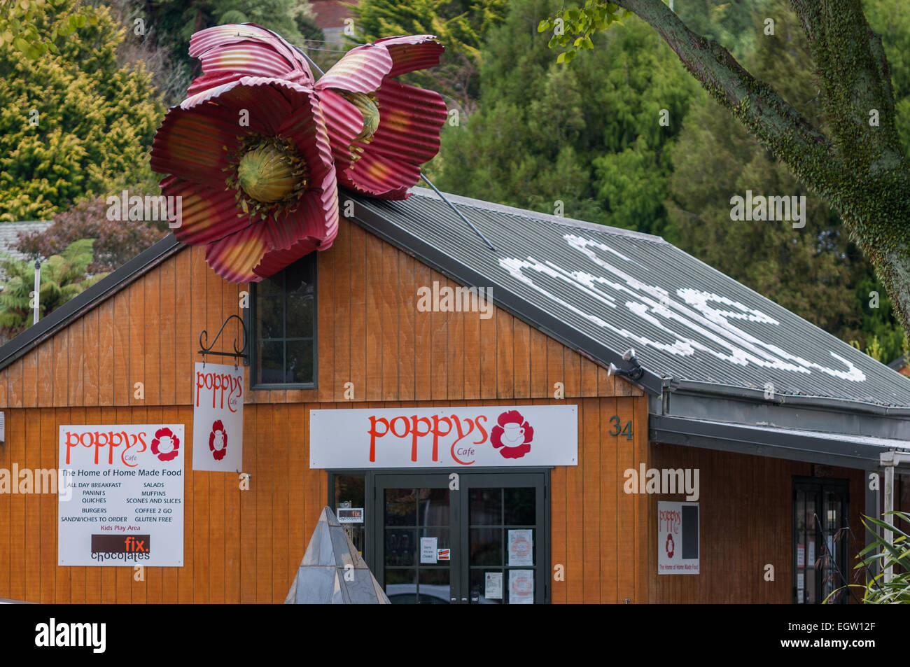 Poppys cafe tirau new zealand hires stock photography and images Alamy