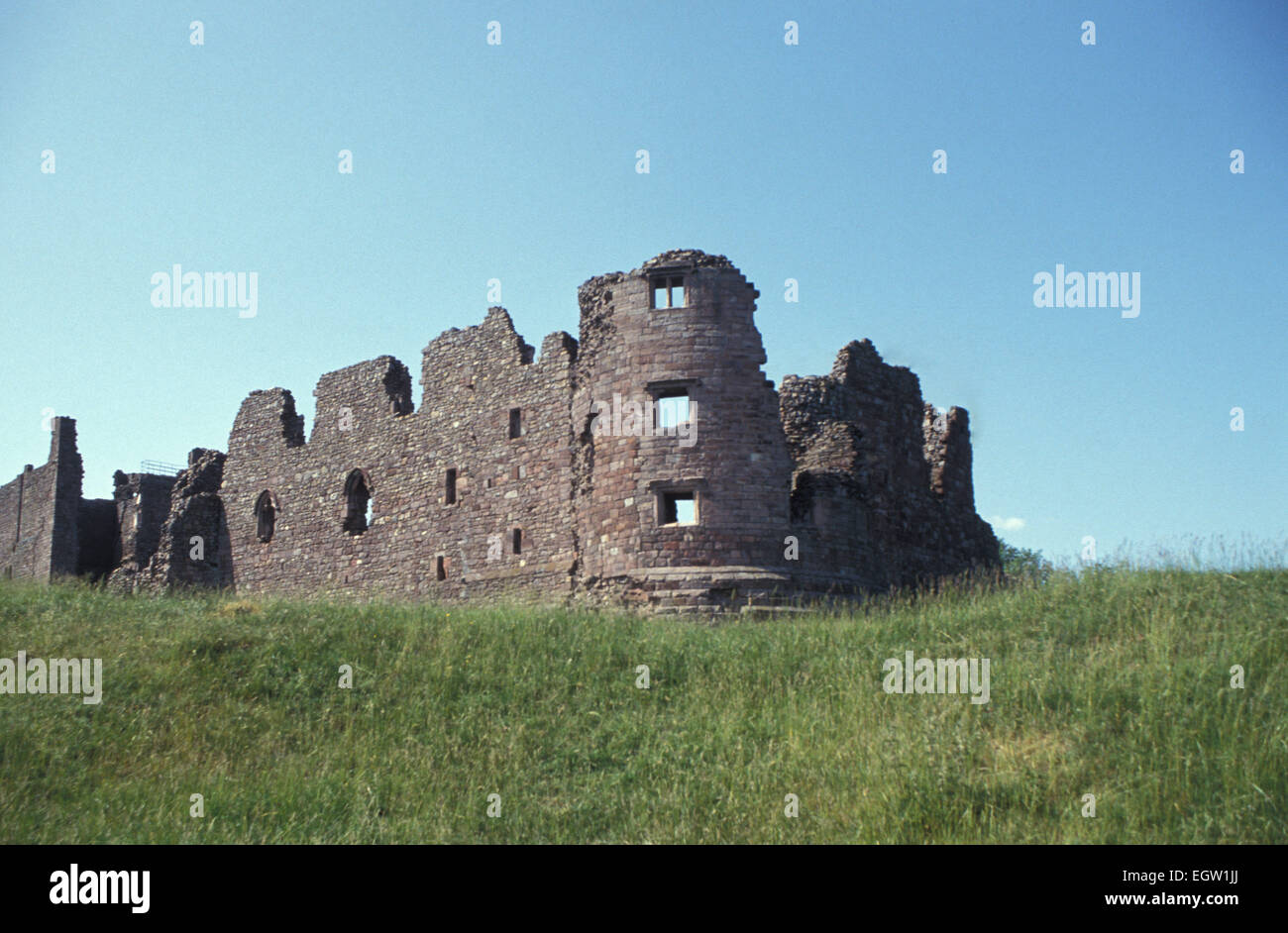 Brough Castle Cumbria1092 , Restored 1650 by Lady Anne Clifford Stock