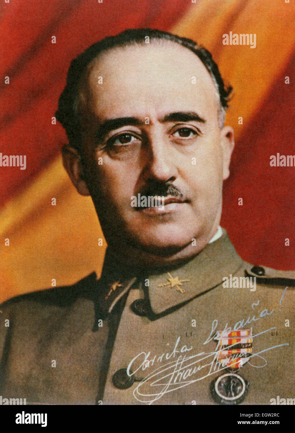 FRANCISCO FRANCO (1892-1975)  Spanish dictator about  1950 Stock Photo